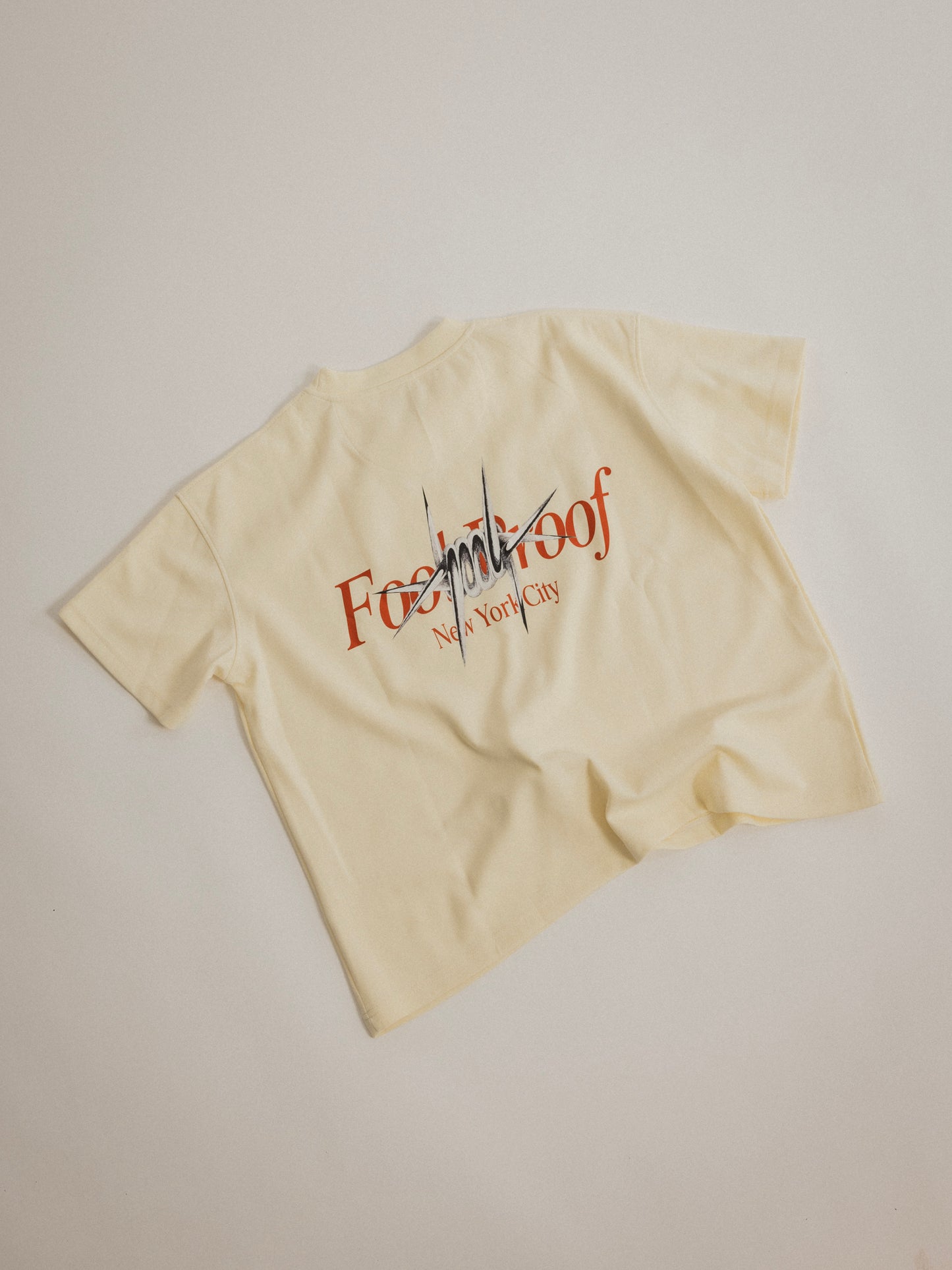 Barbed Wire Box Tee (Cream)