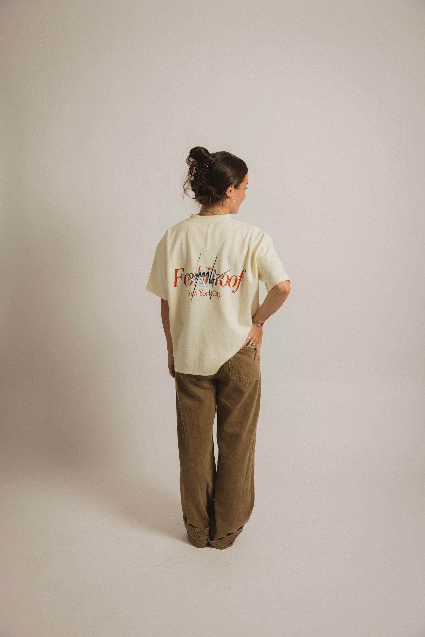Barbed Wire Box Tee (Cream)