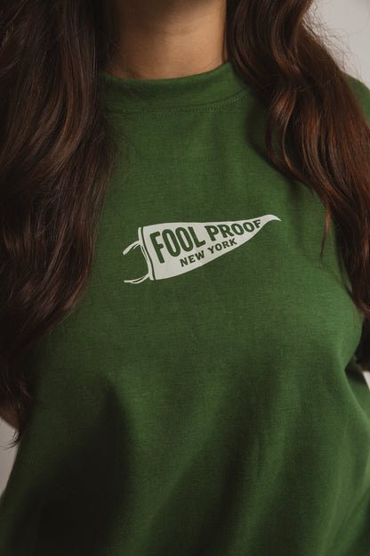 Banner Box Tee (Hunter Green)