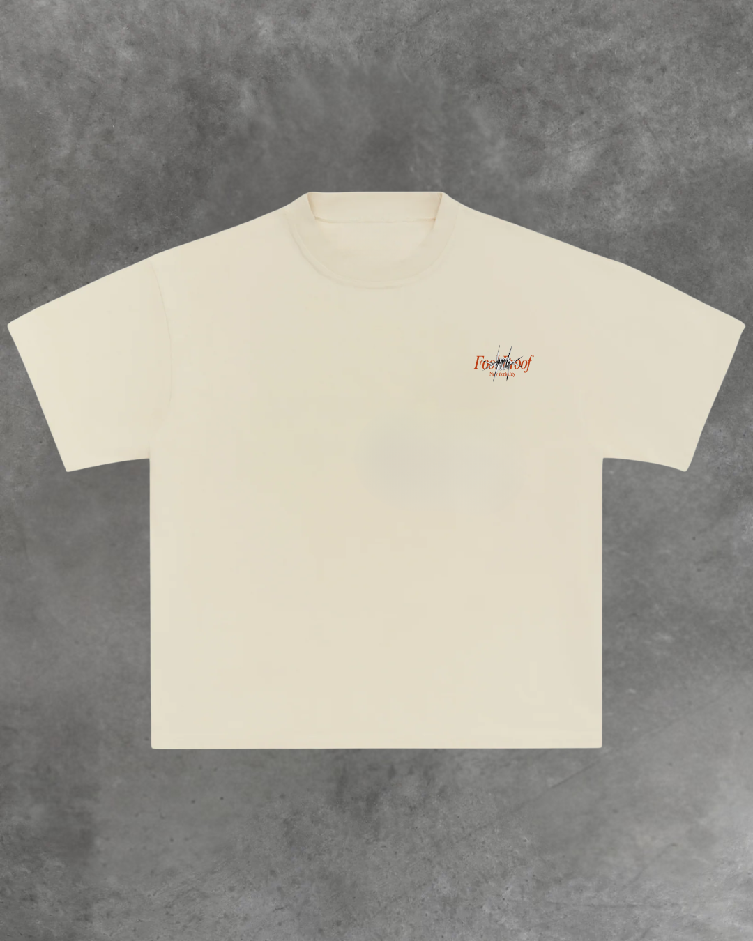 Barbed Wire Box Tee (Cream)