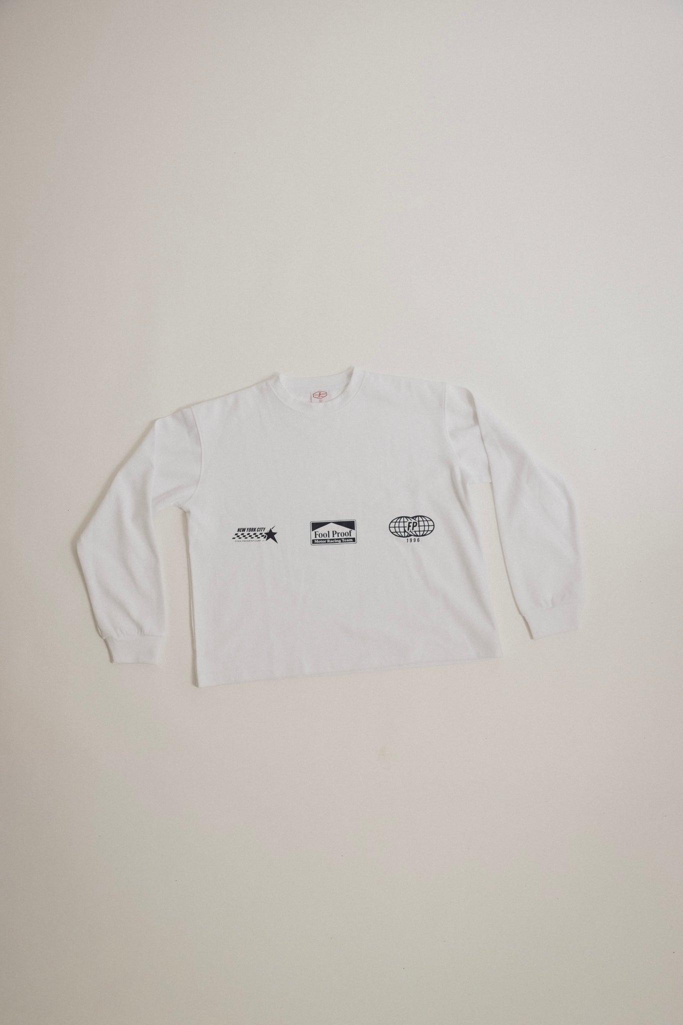 Relaxed Fit Long Sleeve Racing Tee (Blue Team)