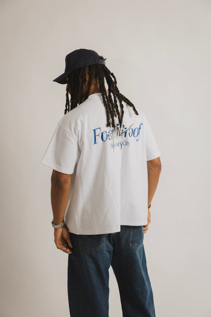 Barbed Wire Box Tee (White)
