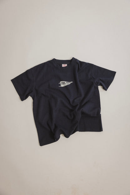 Banner Box Tee (Dark Navy)