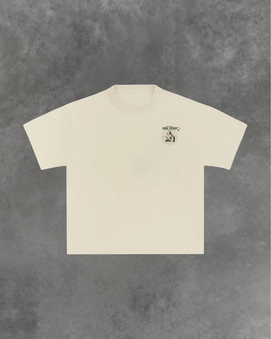 "World Tour" Box Tee (Off White)