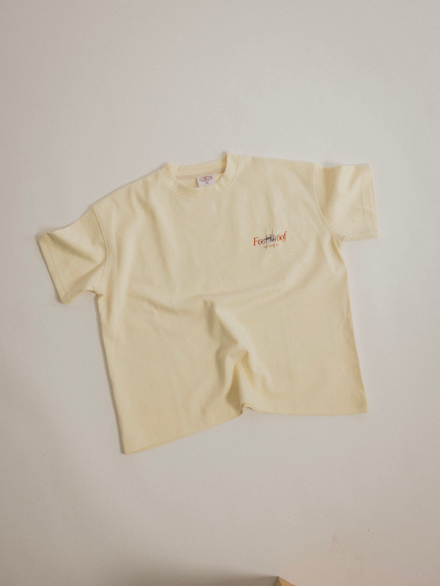 Barbed Wire Box Tee (Cream)