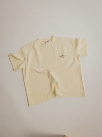Barbed Wire Box Tee (Cream)