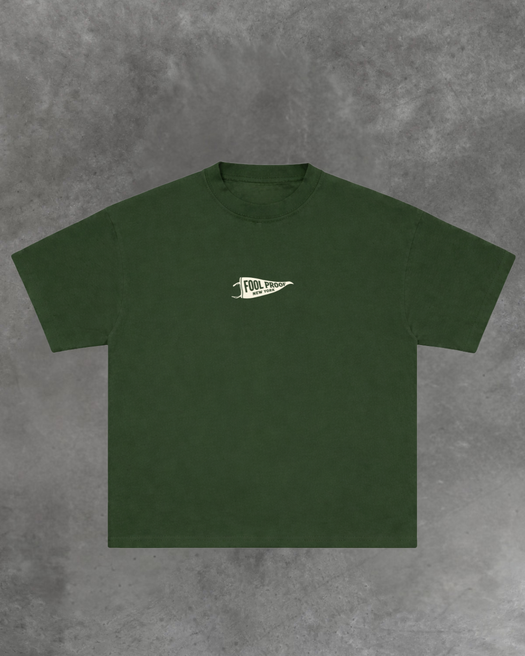 Banner Box Tee (Hunter Green)