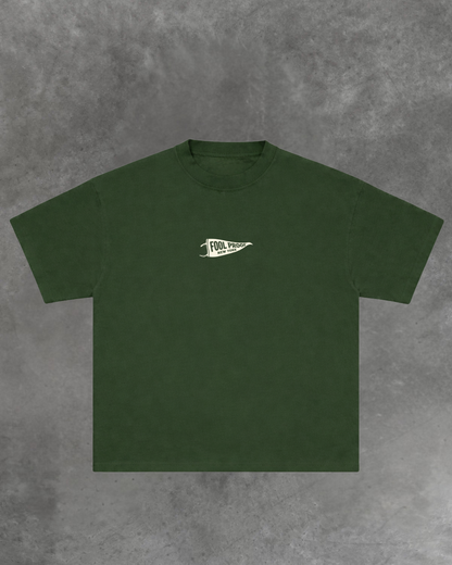 Banner Box Tee (Hunter Green)