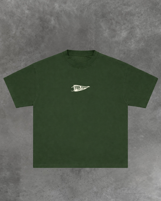 Banner Box Tee (Hunter Green)