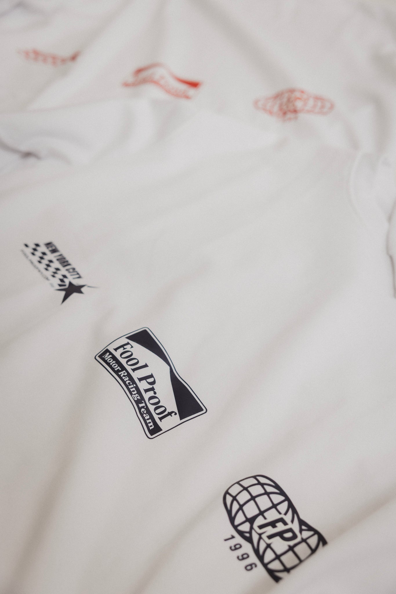Relaxed Fit Long Sleeve Racing Tee (Blue Team)