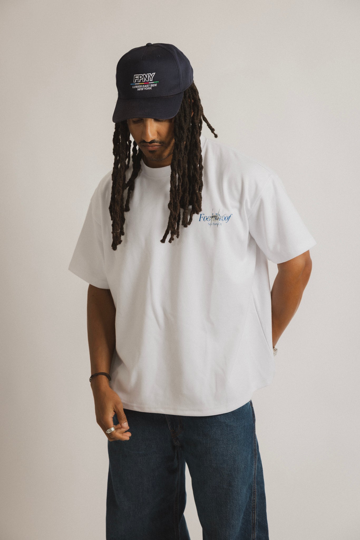 Barbed Wire Box Tee (White)