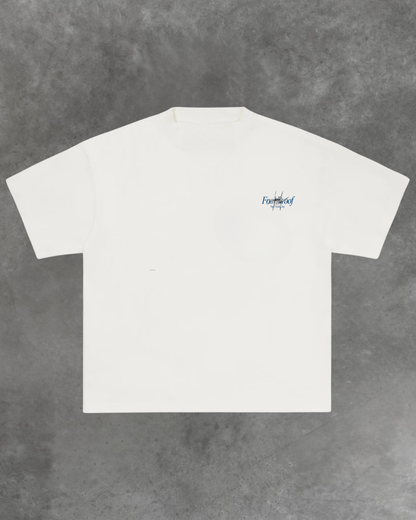 Barbed Wire Box Tee (White)