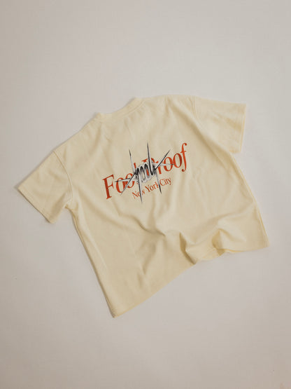 Barbed Wire Box Tee (Cream)