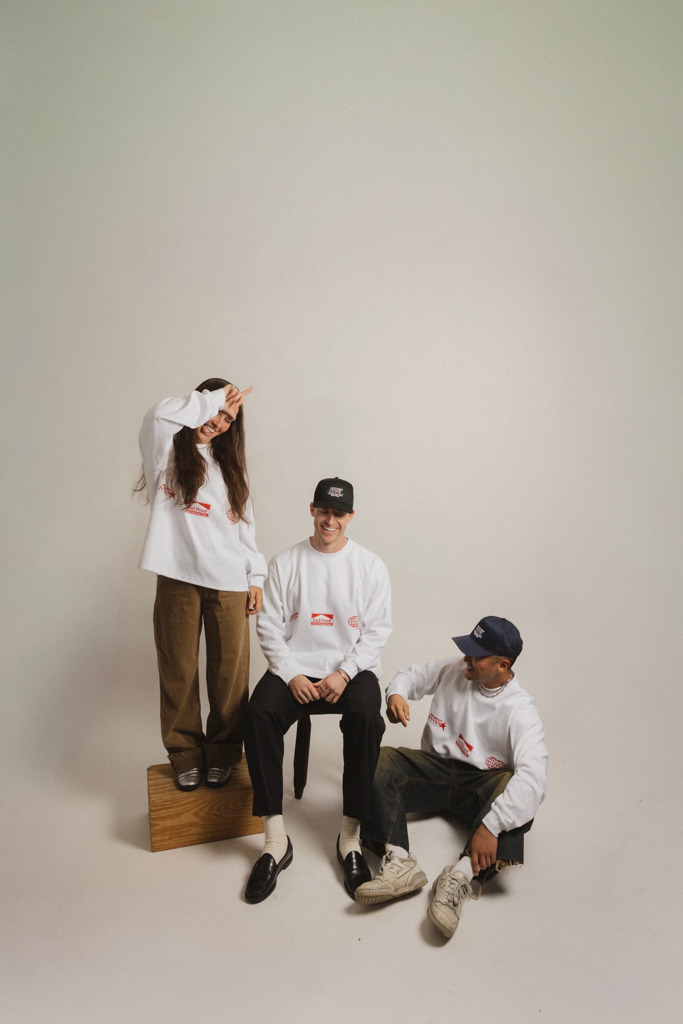 Relaxed Fit Long Sleeve Racing Tee (Red Team)